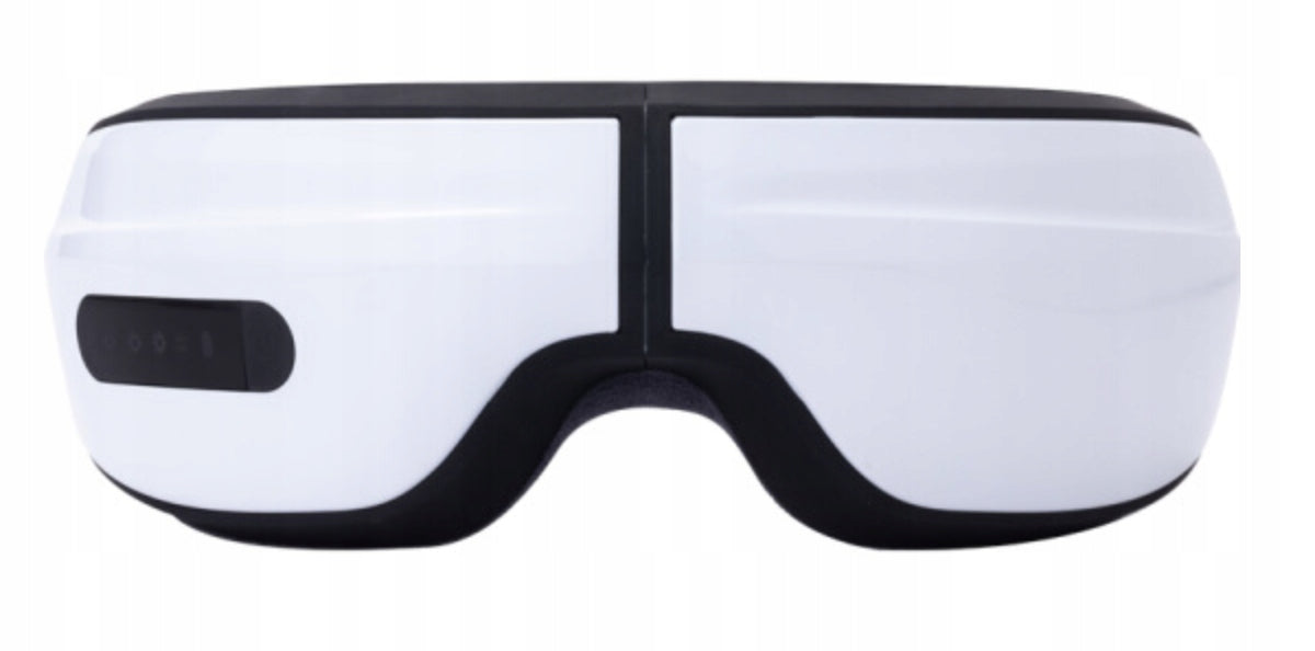 Massage Glasses Eye Area Massager Heating Vibration For Massage Relaxation Color white
