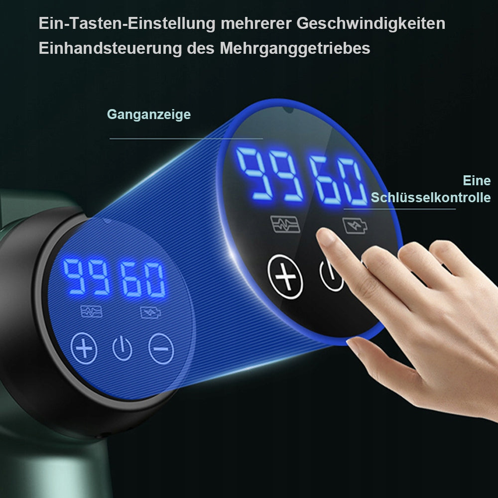 Massage Gun 99 Speeds 6 Attachments Quiet Deep Tissue Muscle Percussion Medical device no