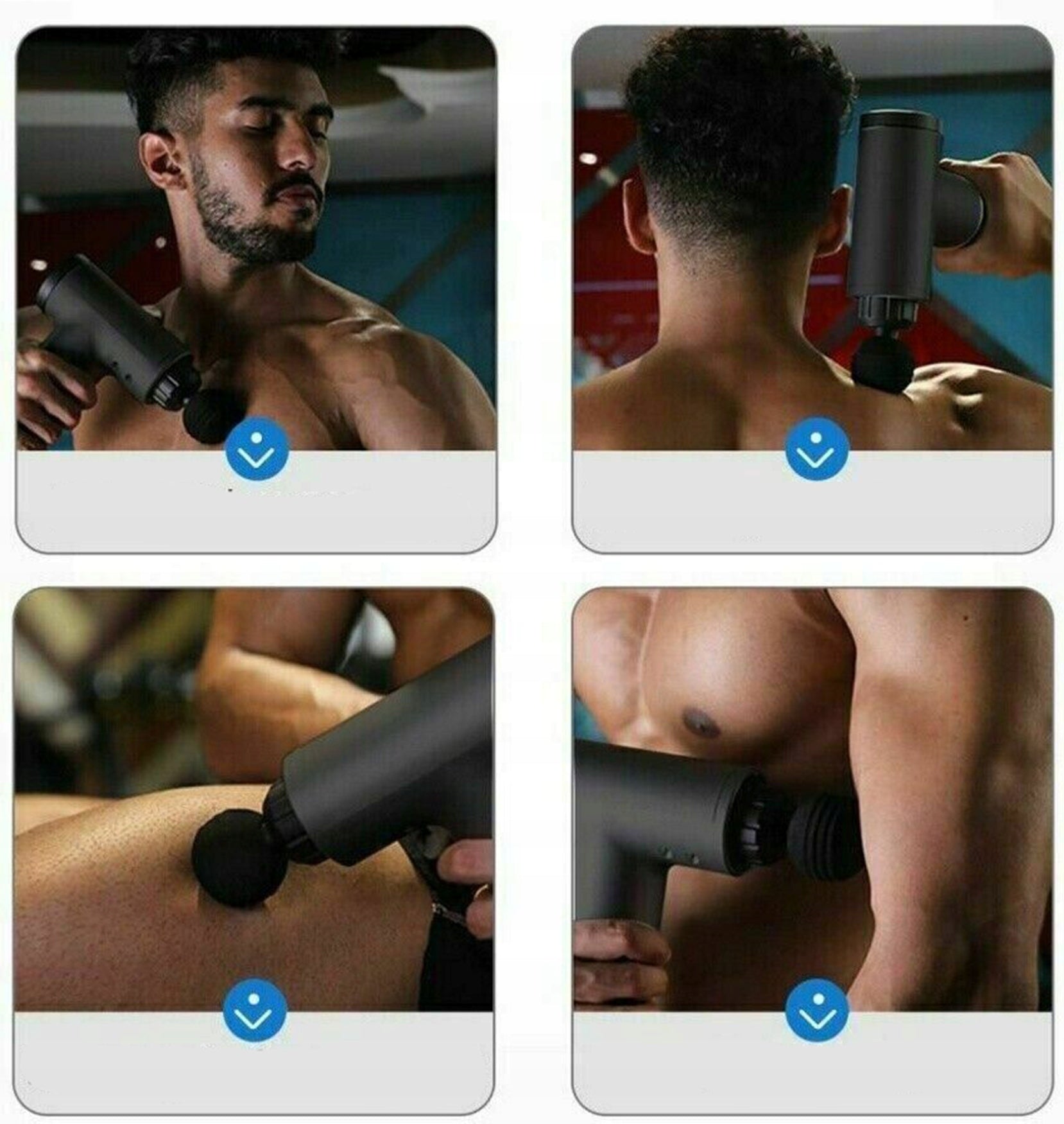 Massage Gun Back Massager Neck Foot Strong Massage Gun Pro Color black