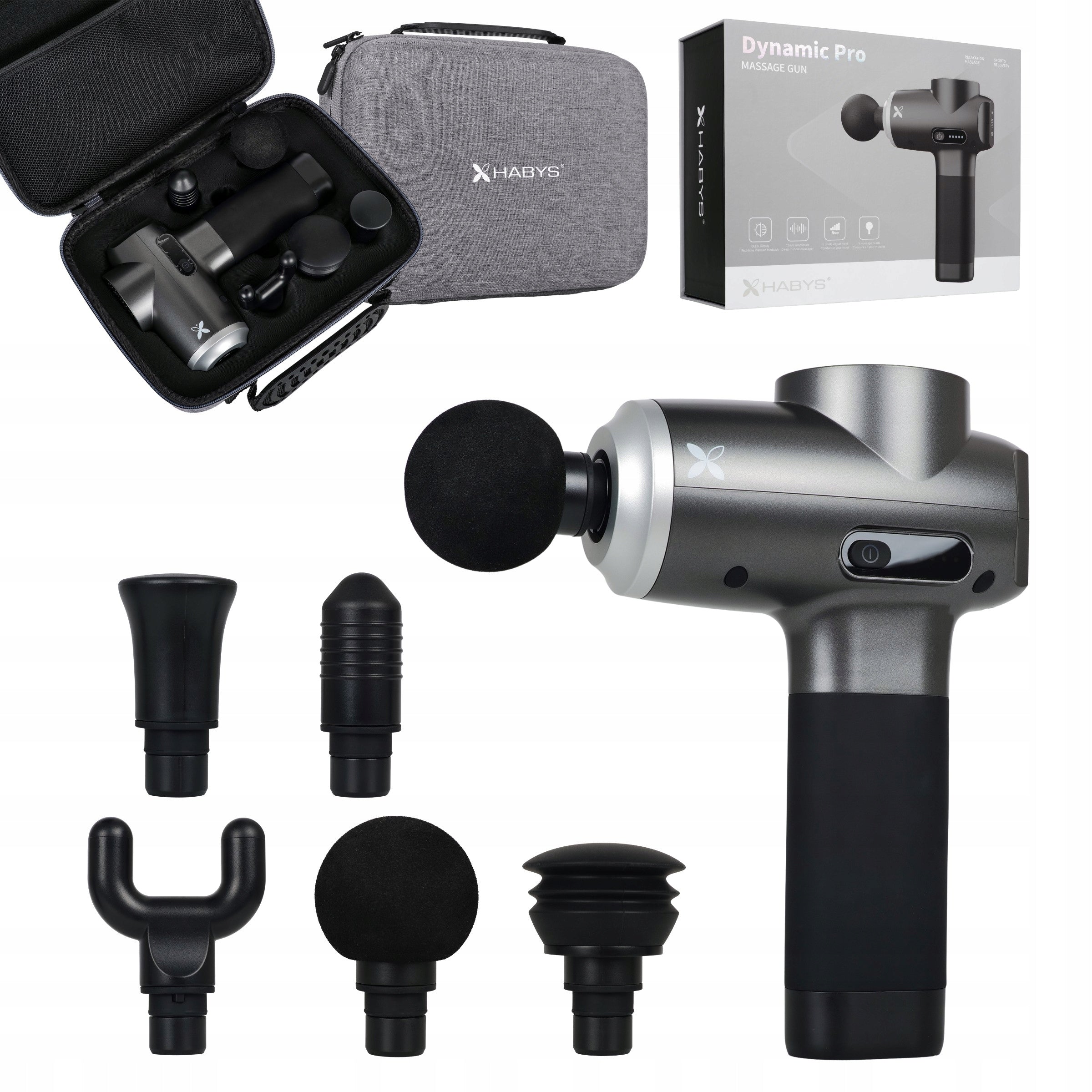 Massage Gun Electric Body Massager Habys DynamicPro 5 Tips