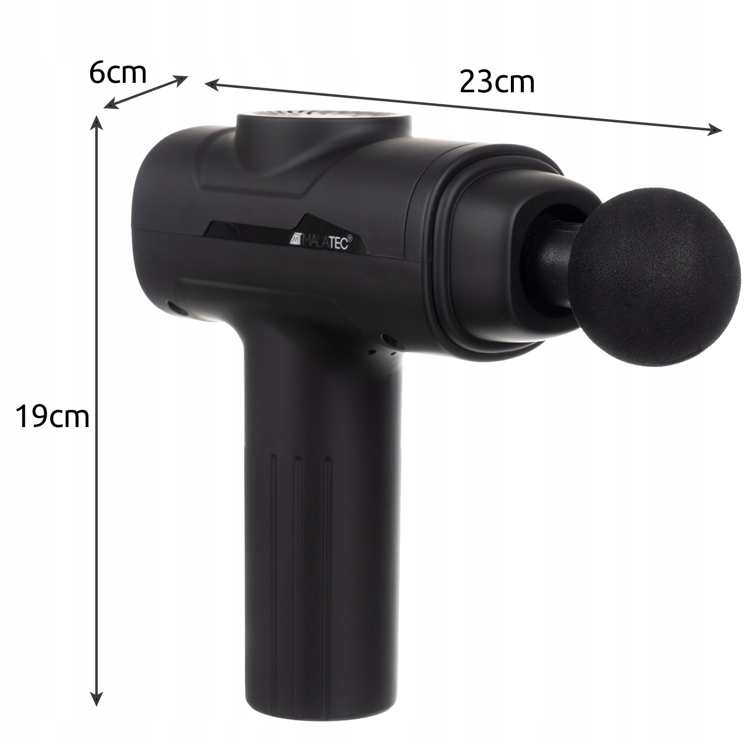 Massage Gun Malatec Back Body Massager 8 Tips Set Brand Malatec