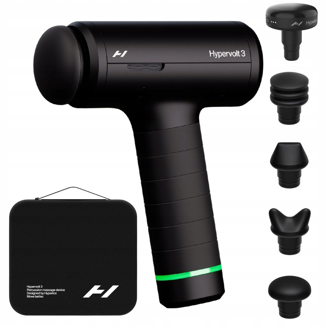 Massage Gun Percussion Massager for Regeneration Hypervolt 3 Black