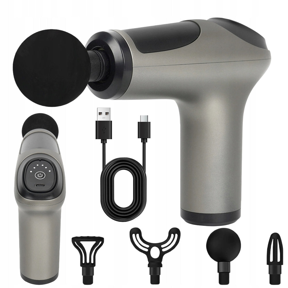 Massage Gun Vibration Massager Deep Muscle Massage Set of 4 Heads