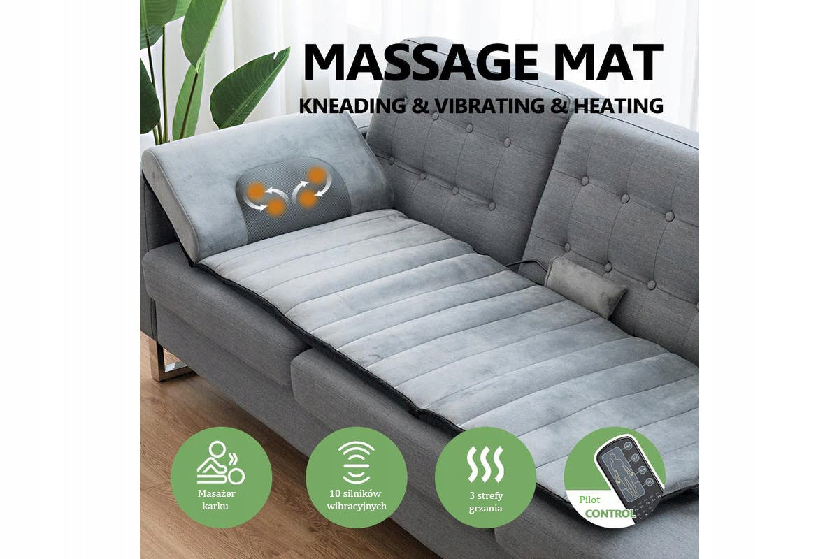 Massage Mattress Massage Mat Shiatsu Jade Heating Vibration Gateway Manufacturer code PH-602A