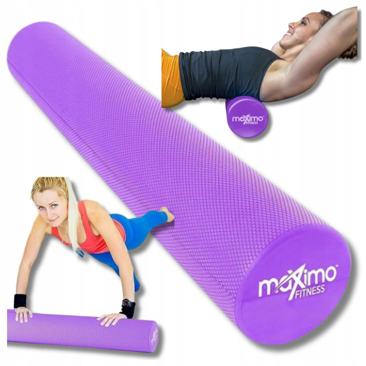 Massage Roller Foam Roller with Protrusions for Rolling 90 cm
