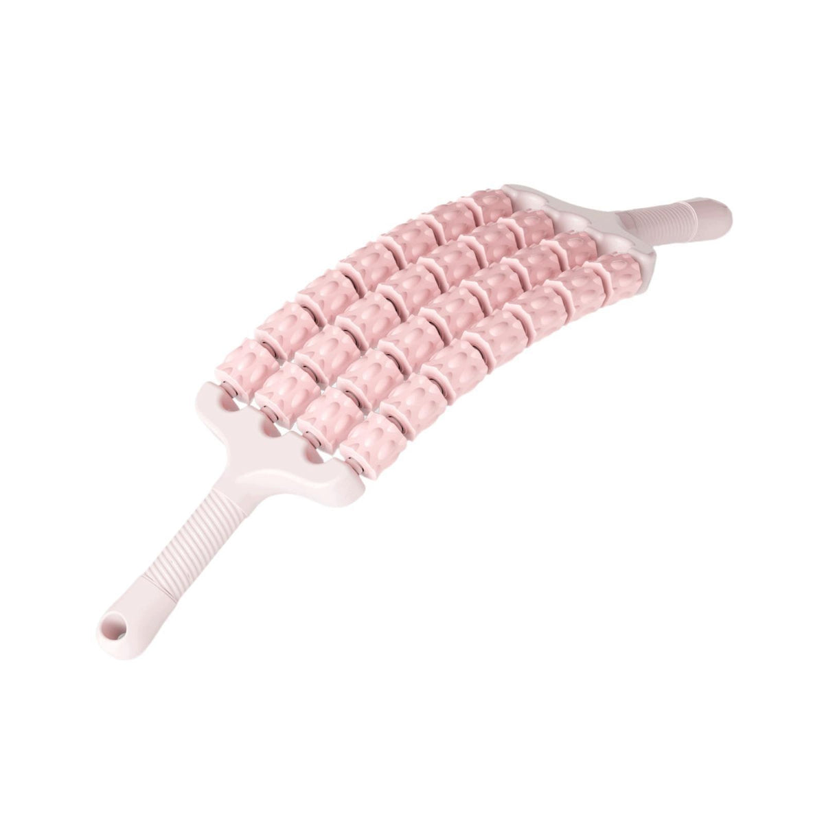 Massage Roller Stick Anti Slip Handle Multifunctional Practical Pink