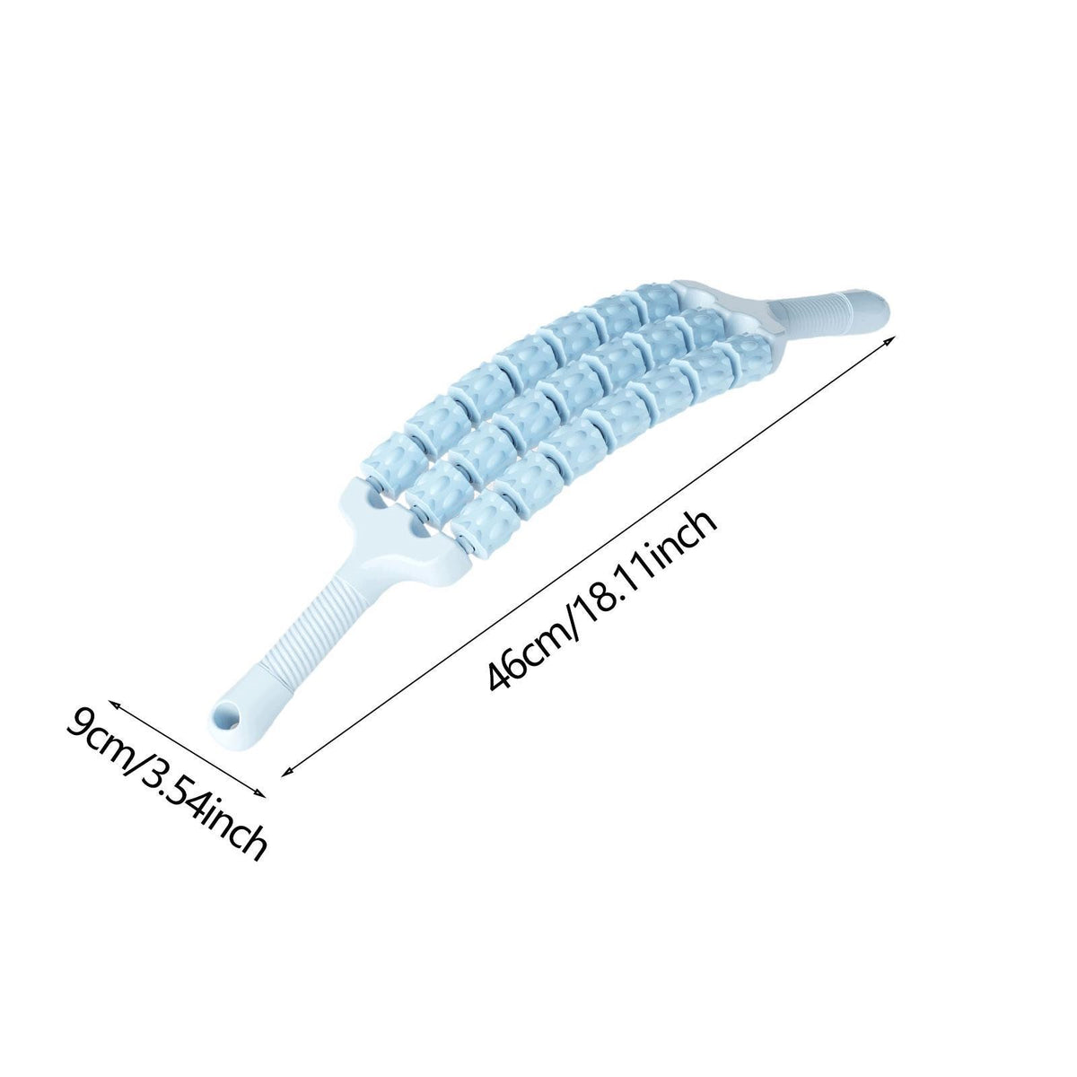Massage Roller Stick Lightweight Multifunctional Leg Stretching Muscle Blue Packaging status original