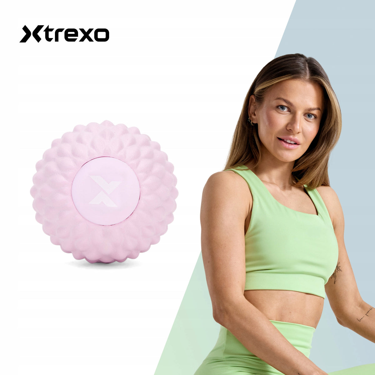 Massage ball XTREXO purple 6,5cm COMPACT VERSATILE AFTER TRAINING Manufacturer code TXO-B4Z074-VT