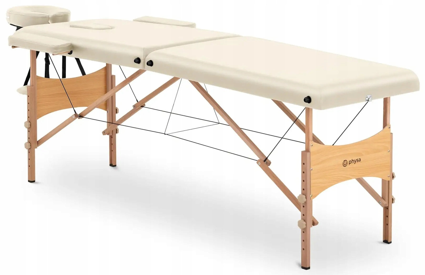 Massage bed folding 2 zones 185x60x62 PHYSA TOULOUSE BEIGE 10040437