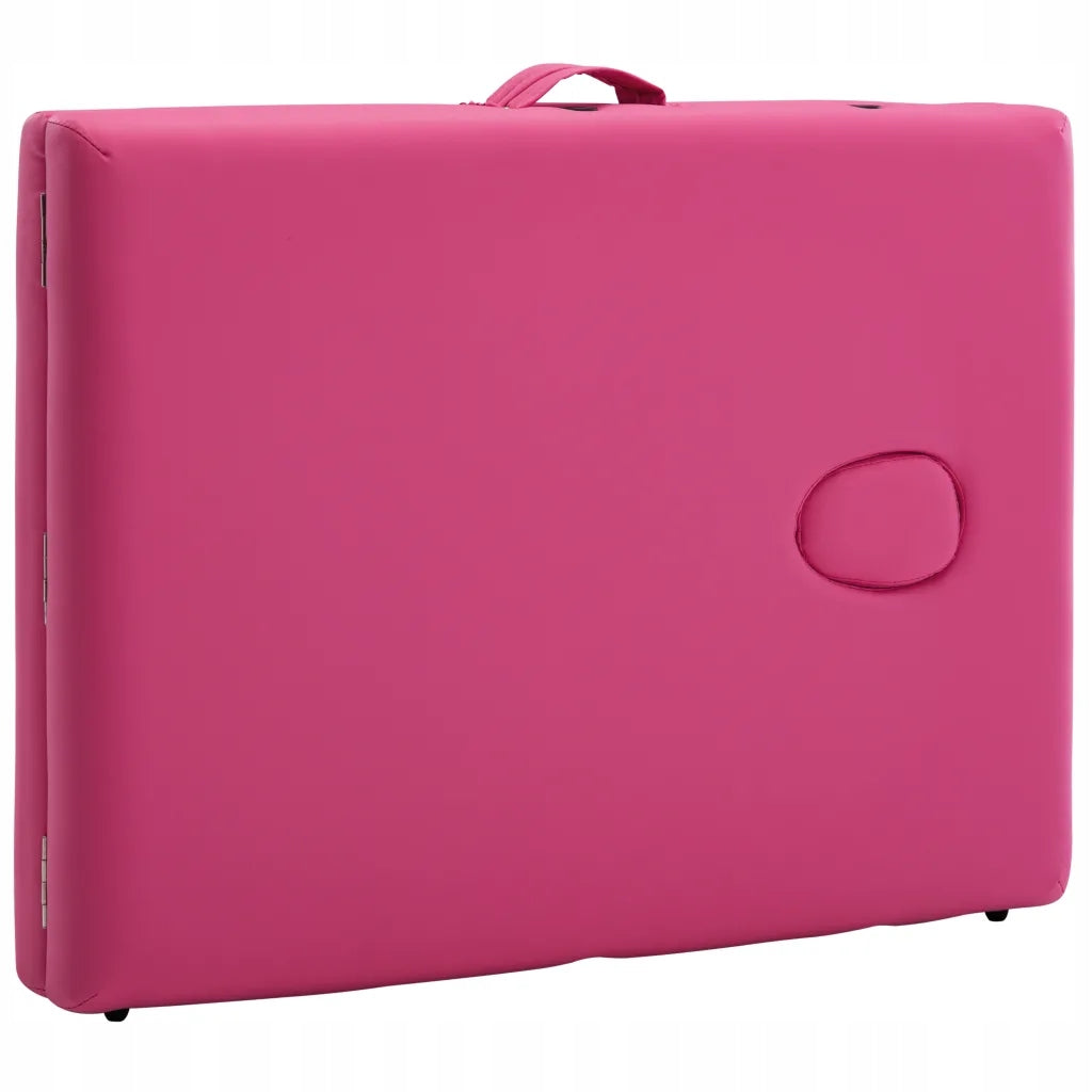 Massage folding table, pink, 2-zone, 191x70cm Product weight with unit packaging 16.05 kg