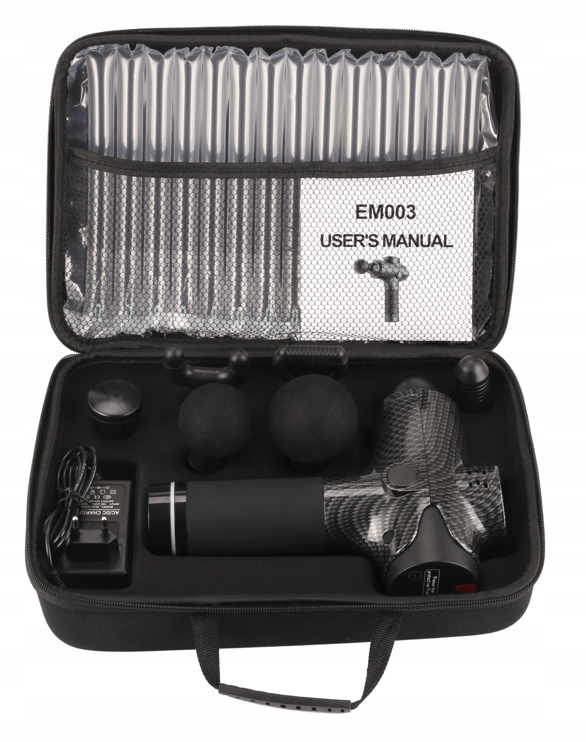 Massage gun massager set of 6 heads Manufacturer code EM003