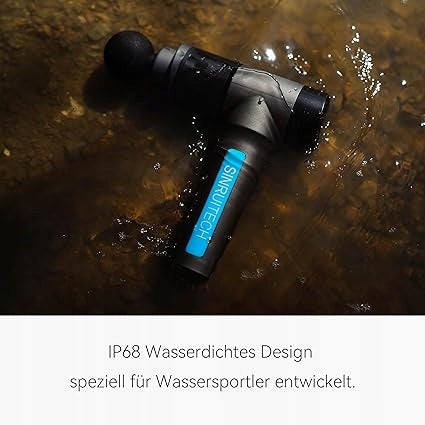 Massage gun waterproof 5 massage heads 6 massage modes IP68 Manufacturer code 3_110314