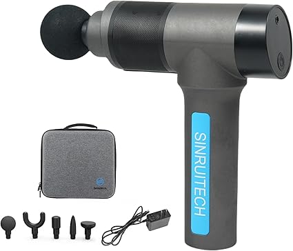 Massage gun waterproof 5 massage heads 6 massage modes IP68