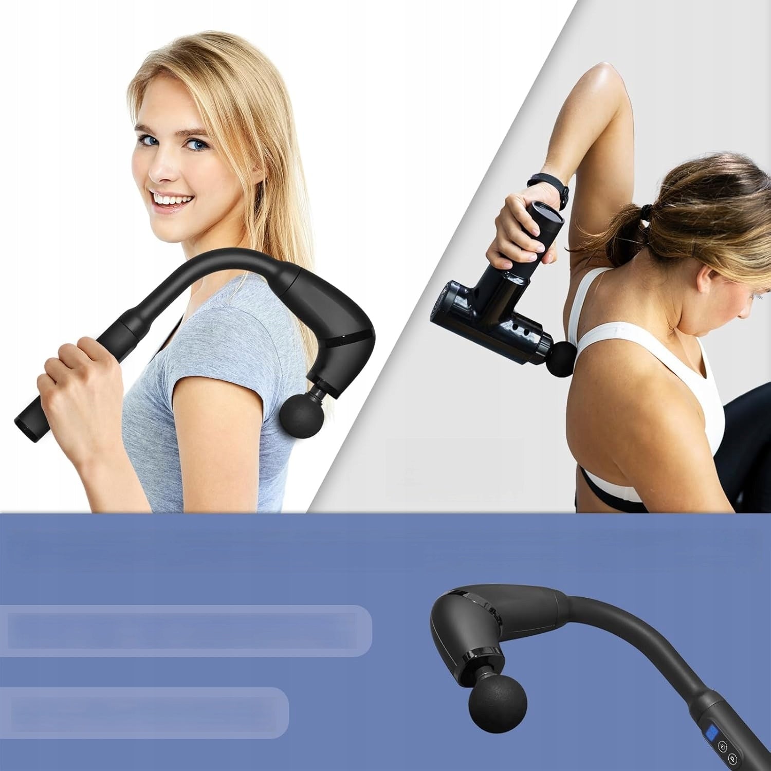 Massage gun with handle BIBIRE 6 gears LCD 4 heads body regeneration Manufacturer code 5906871071864