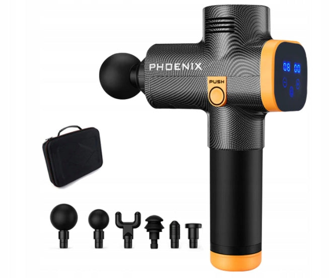 Massage pistol lcd massage gun phoenix a2 silver Manufacturer code G06291565993837