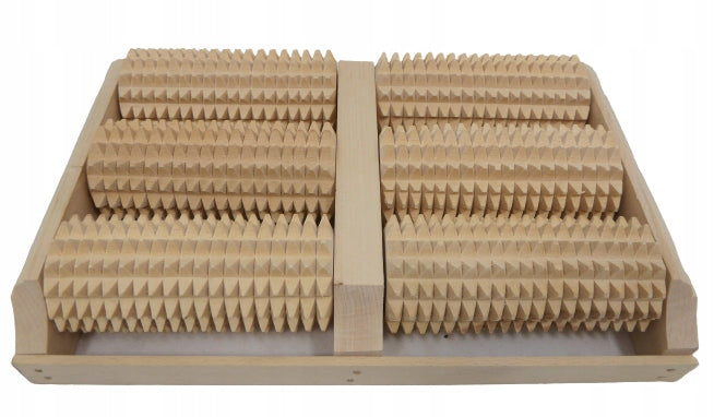Massage receptor wood roler three row roll. EAN (GTIN) 5902651566339