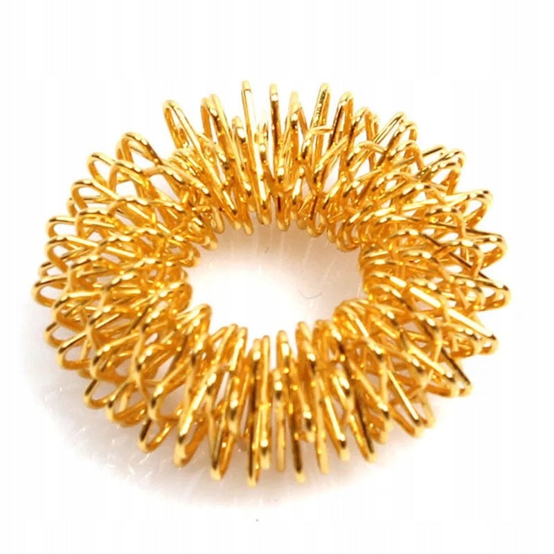 Massage ring SU JOK sujok gold