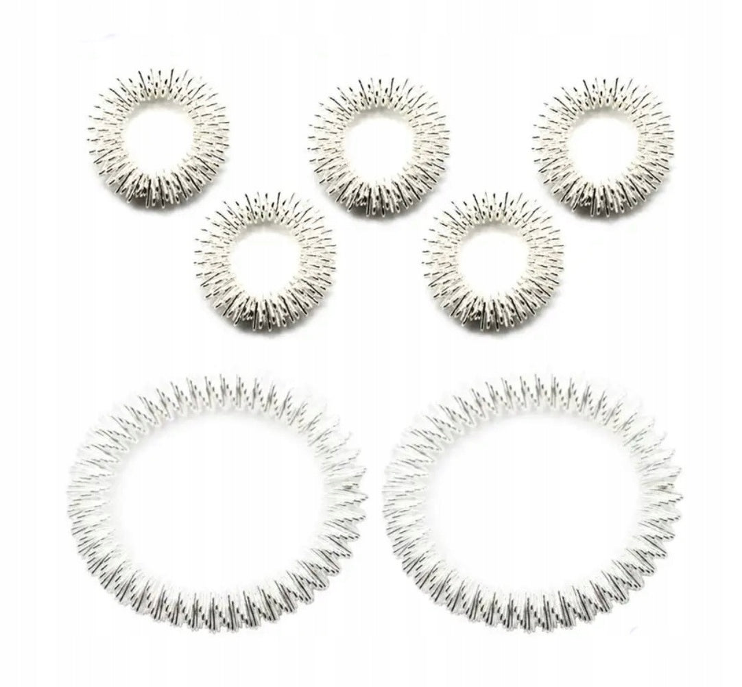 Massage rings SU JOK sujok set of 7 pcs.