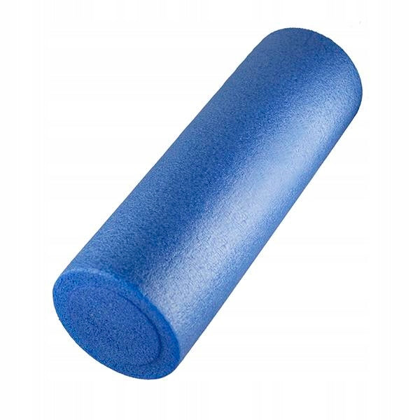 Massage roller 45x15cm smooth Roller for massage and exercise FOAM HMS Color blue