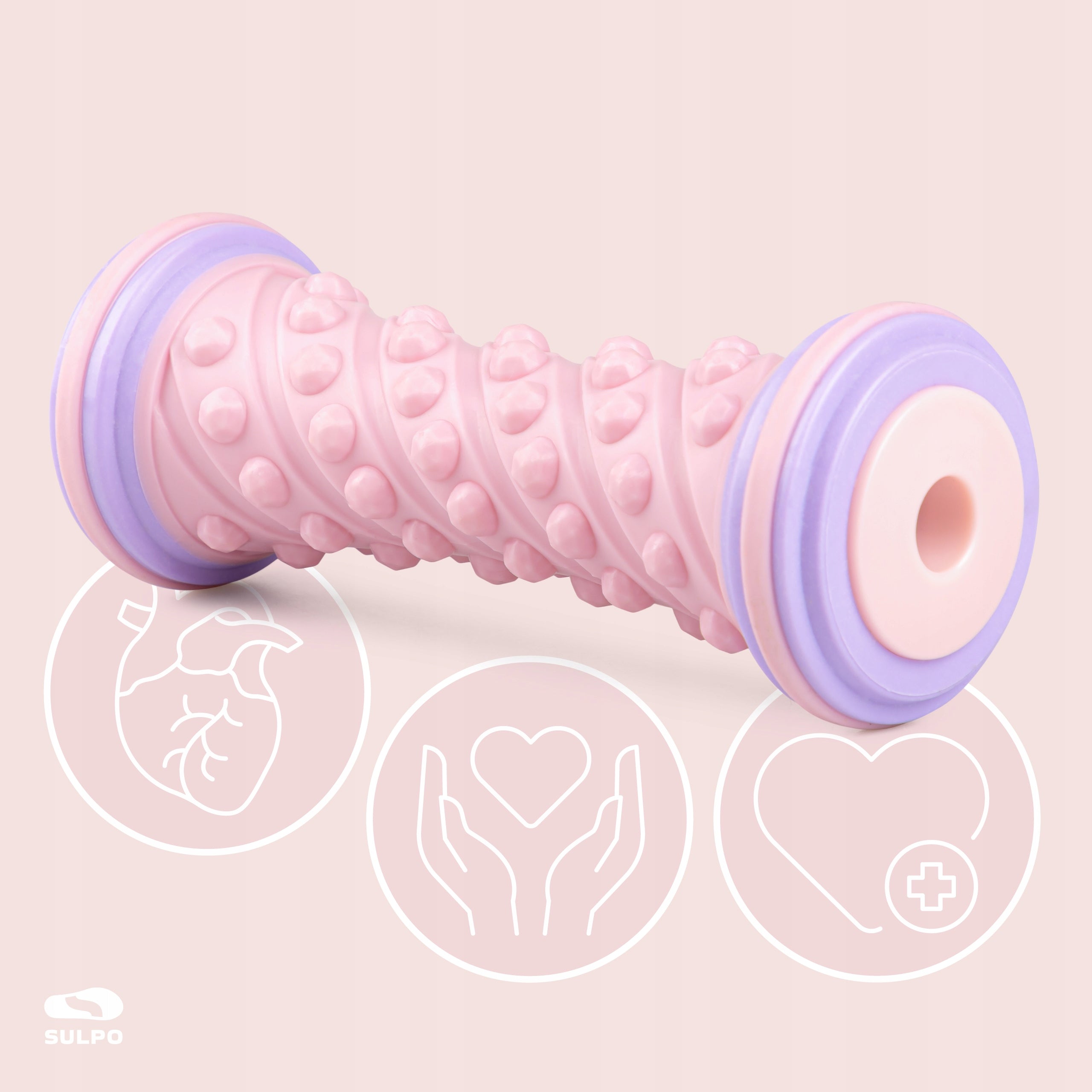 Massage roller for heel spurs massager roller for body hand foot massage Brand Sulpo