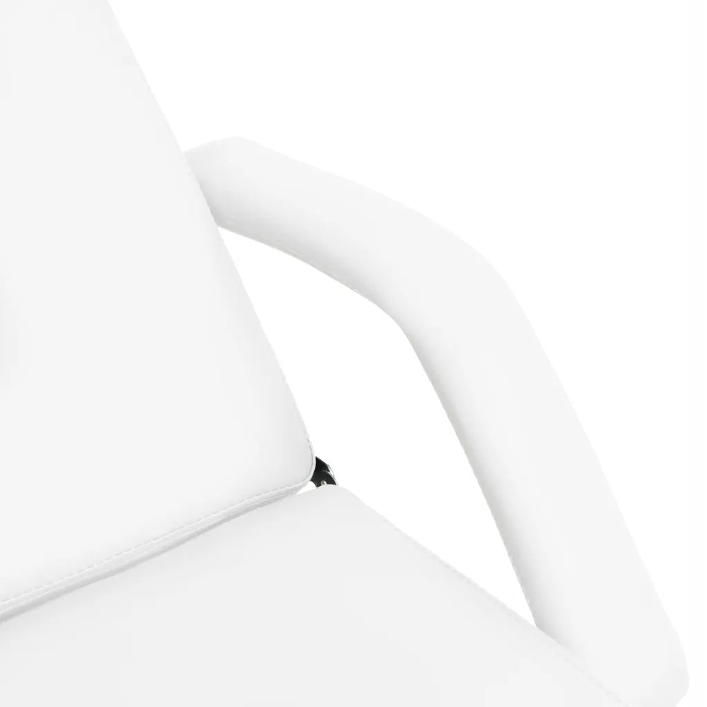 Massage table 180x62x87-112cm white PVC iron Frame material steel