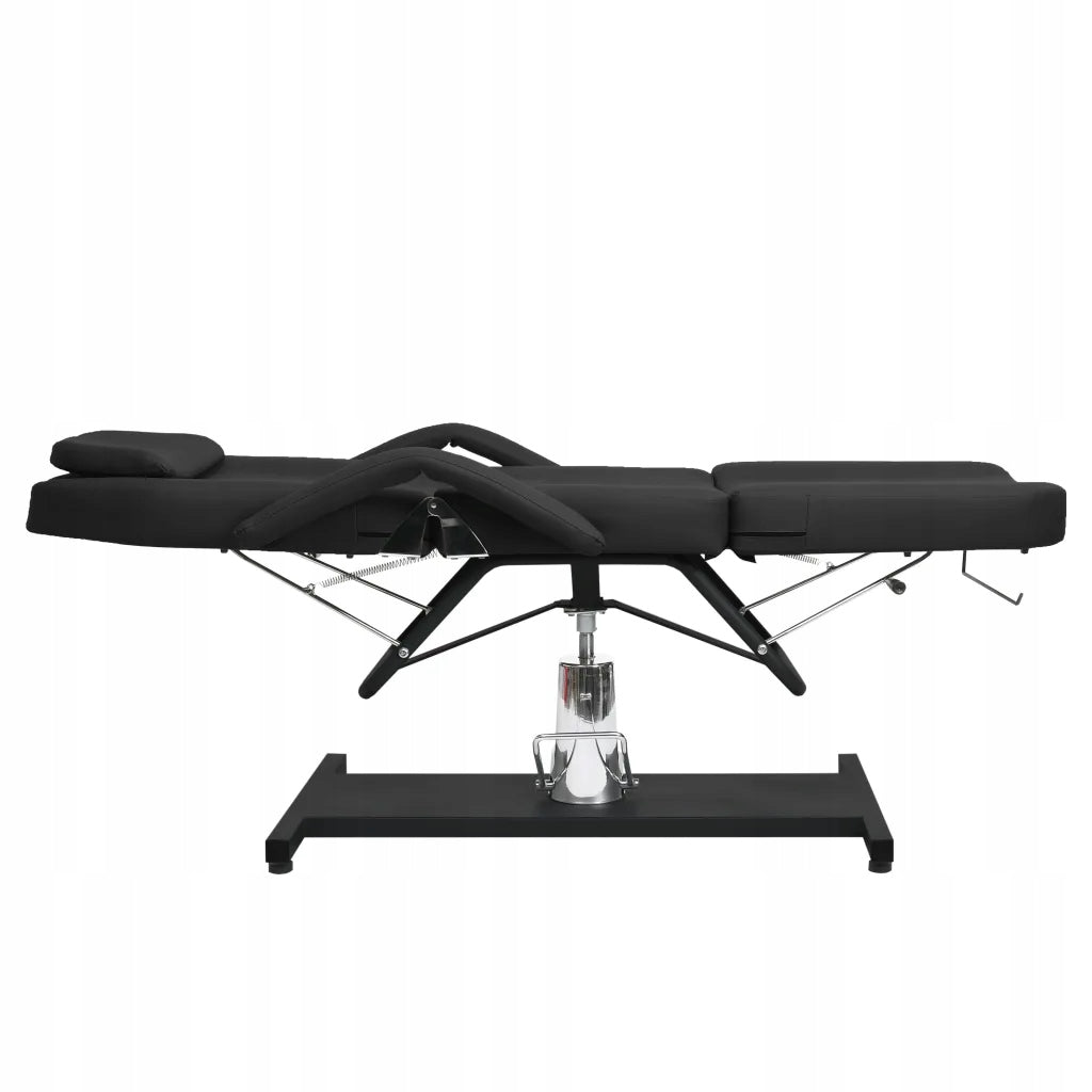Massage table - black, 180x62x(87-112) cm Manufacturer code 5906225656471