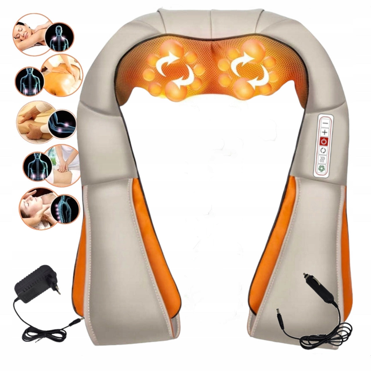 Massager, Back Neck Massage Pillow Heating 3D