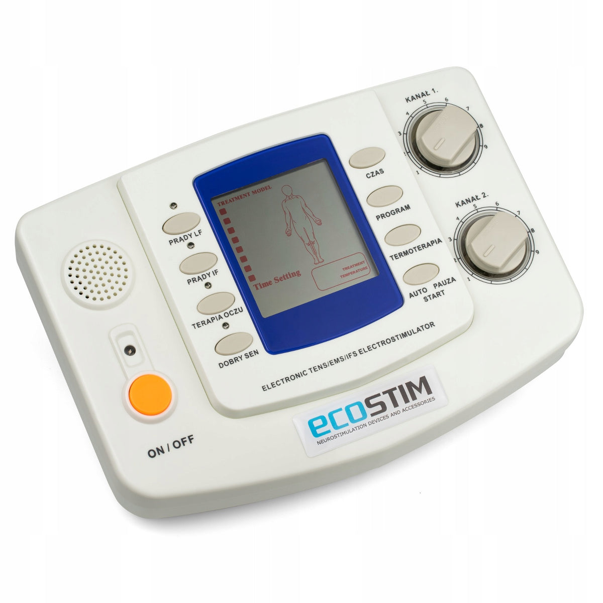 Massager ECOSTIM Electrostimulator TENS EMS Thermotherapy and Acupuncture ECO90 Brand Ecostim