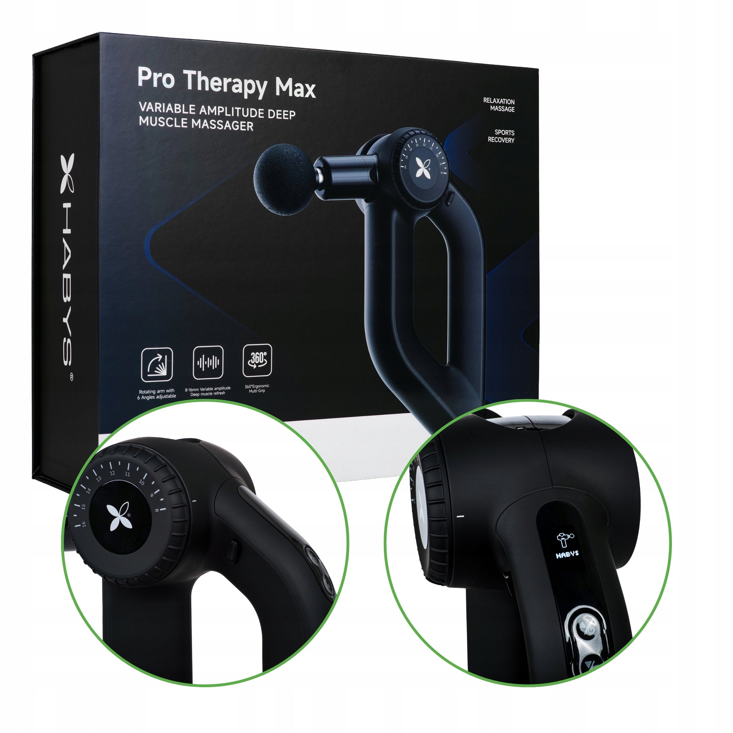 Massager Electric Massage Gun Pro Therapy Max 6 Speeds 4 Modes Packaging status original