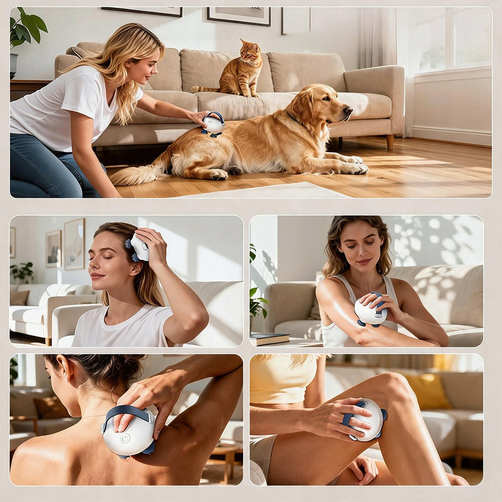 Massager Head Vibration Massager Convenient Electronic For Hair Oiling Medical device no