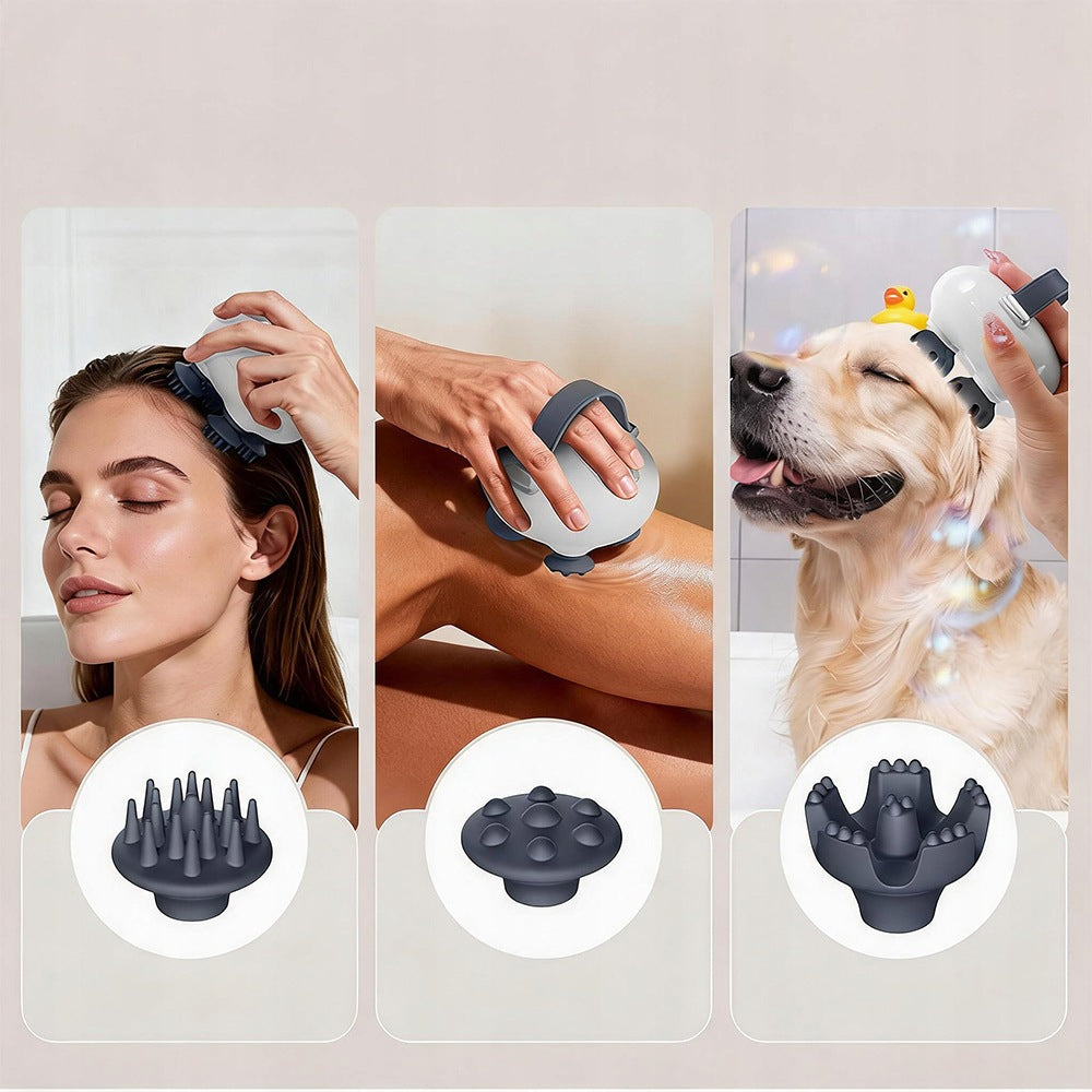 Massager Head Vibration Massager Convenient Electronic For Hair Oiling Packaging status original