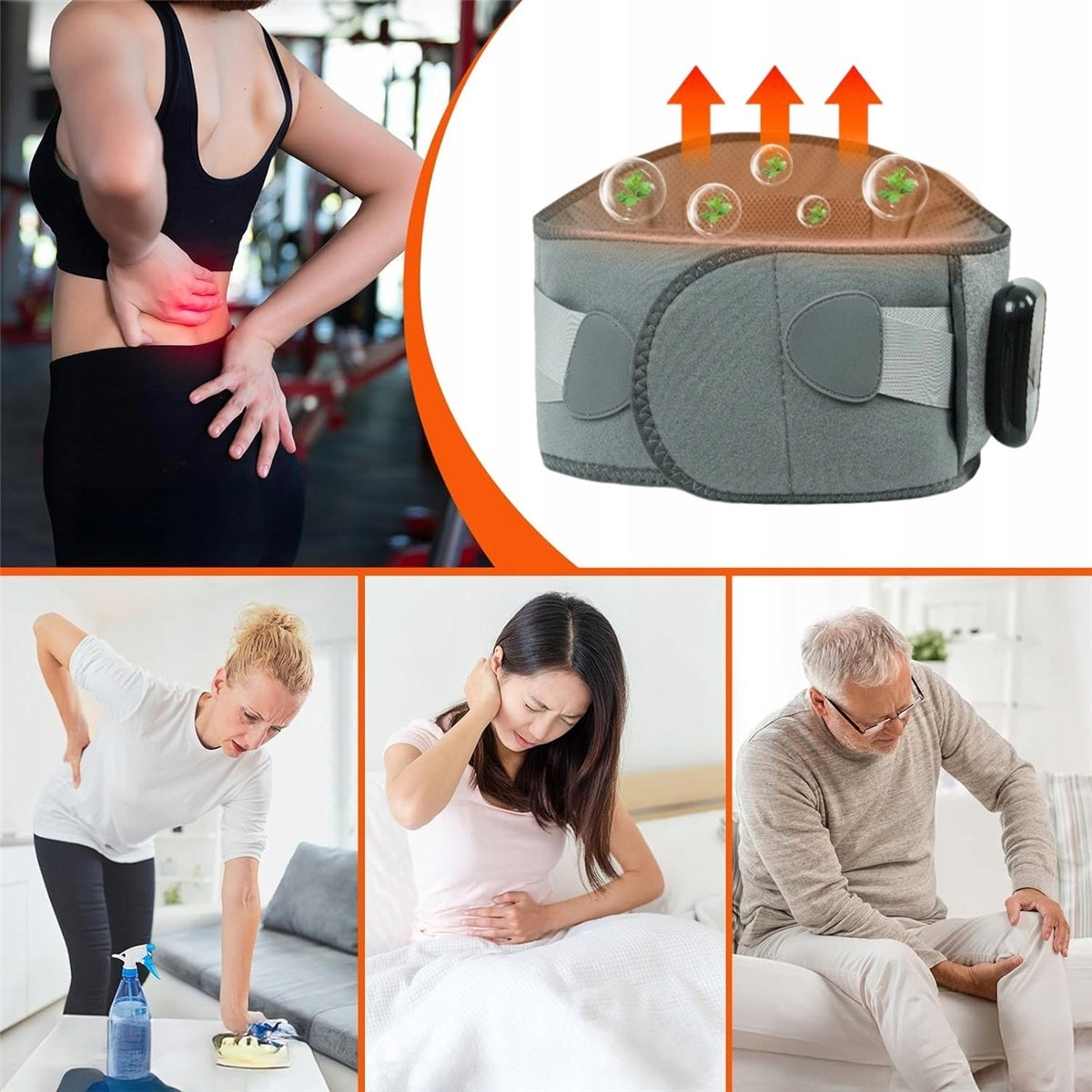 Massager Massage Belt Heated Warming-Vibrating With Vibration Function Packaging status original