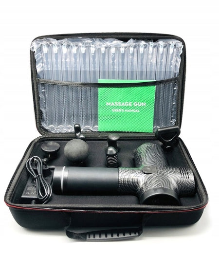 Massager Msport SDH255 Carbon massage gun + tips black Manufacturer code SDH255