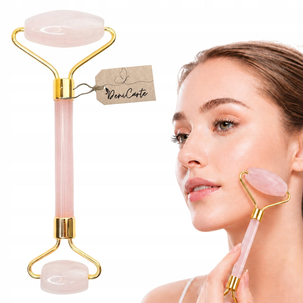 Massager Quartz Massage Roller Face Roller Brand Deni Carte