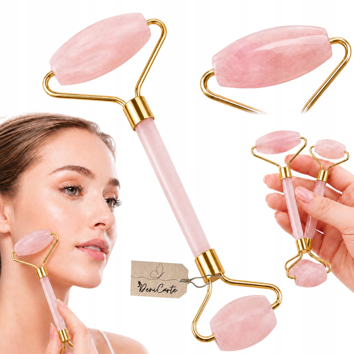 Massager Quartz Massage Roller Face Roller