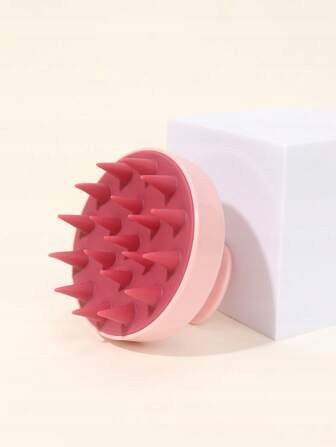 Massager Scalp Brush Silicone Pink Brand no brand