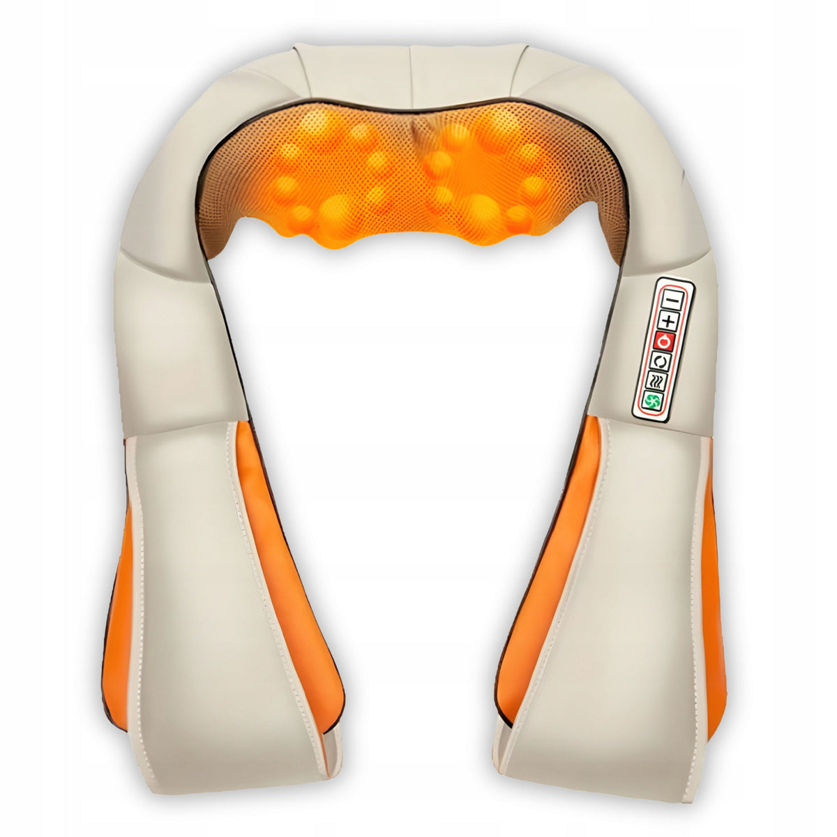 Massager Shiatsu Neck Back Neck Heating Function Beige Medical device no