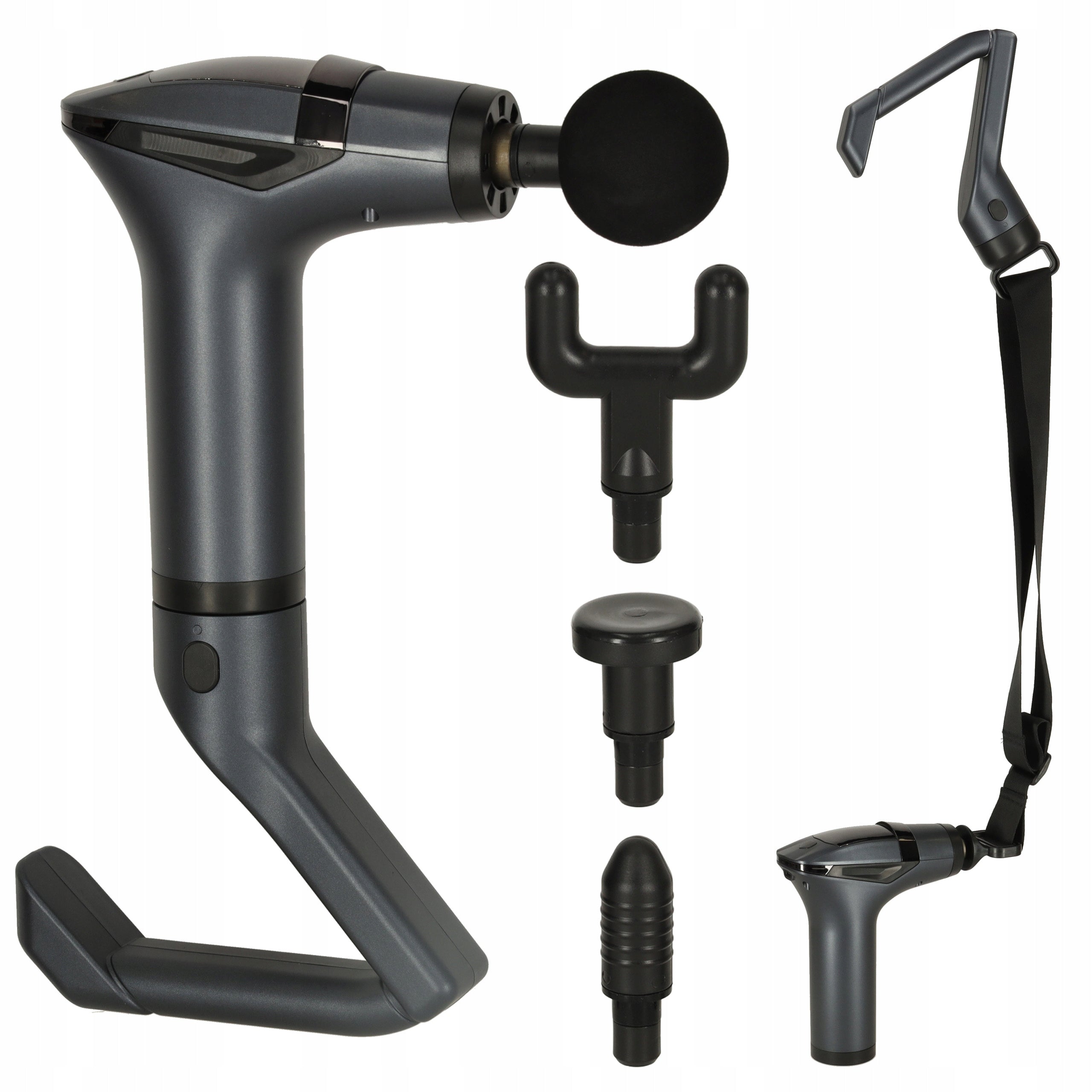 Massager Vibration Gun Rechargeable 5 Tips 12 Speeds