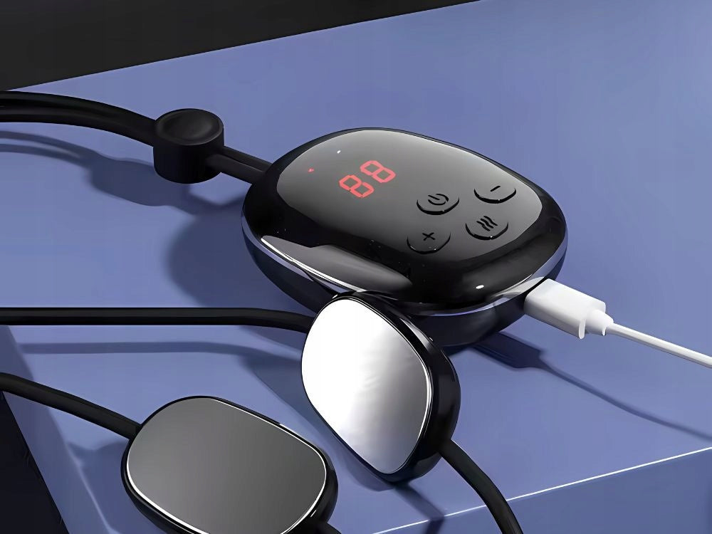 Massager electrostimulator neck usb 15 power 4 heating modes neck massage ems Size universal