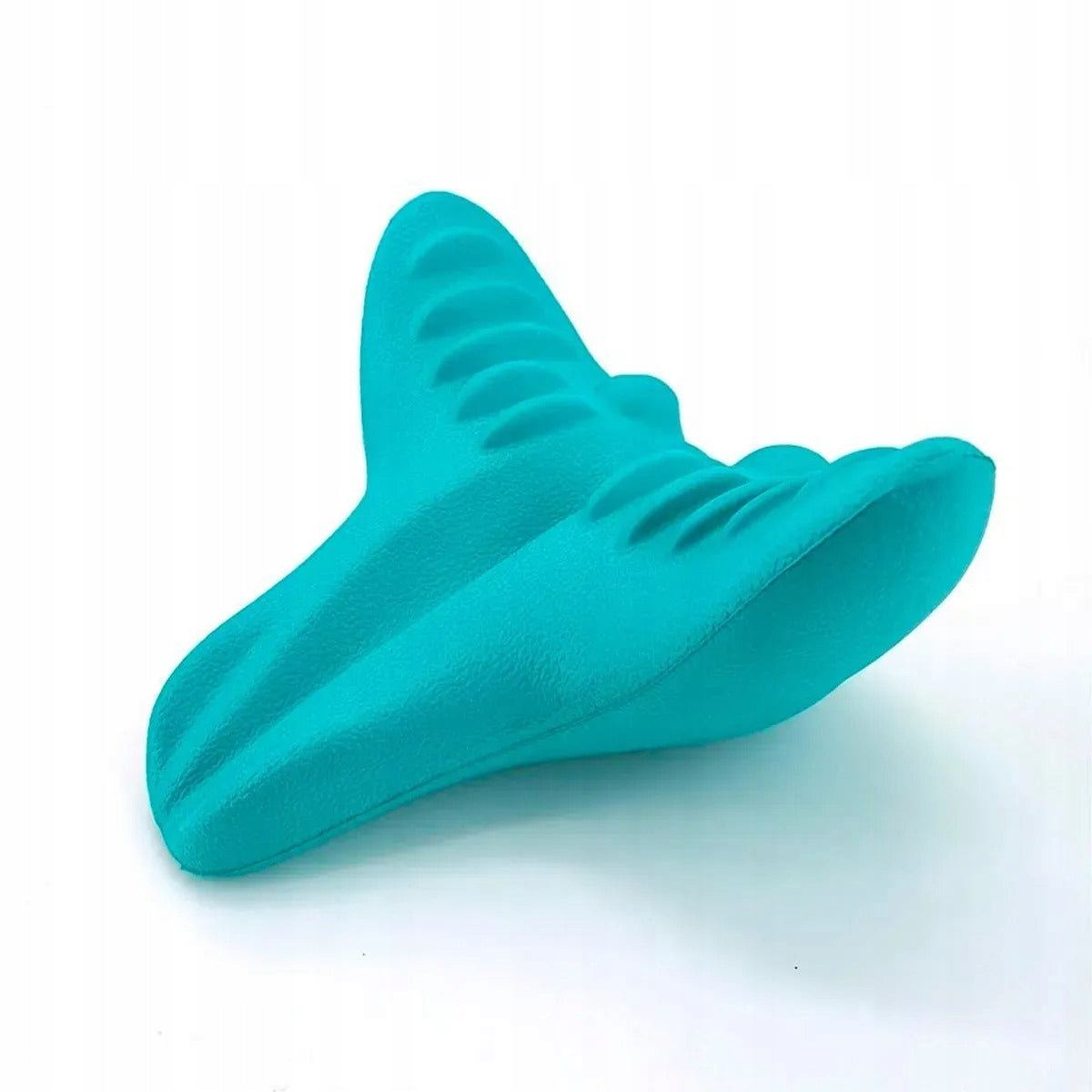 Massager for neck straightening and muscle relaxation – hard with projections Color blue