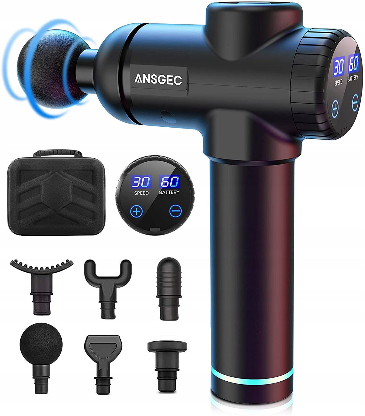Massager gun MG 3 ANSGEC 6 heads