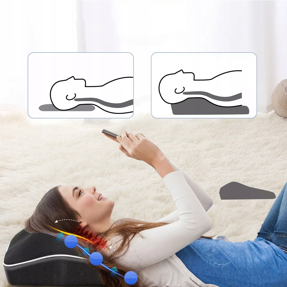 Massager with Heat and Vibration Function - Relief for Back, Arms, Waist, and Legs Packaging status original