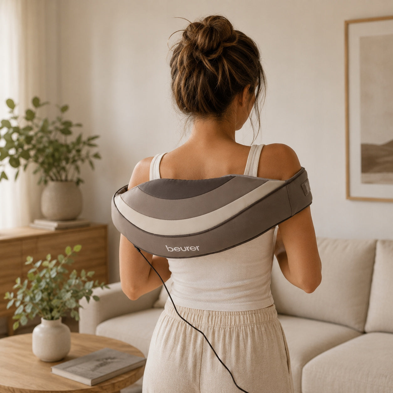 Massaging Belt Beurer MG 148 For Back and Shoulder Neck Automatic Shutdown Medical device no