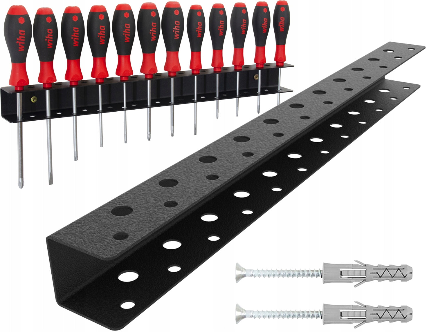 Massive WORKSHOP hanger for 23 SCREWDRIVERS - 50 cm