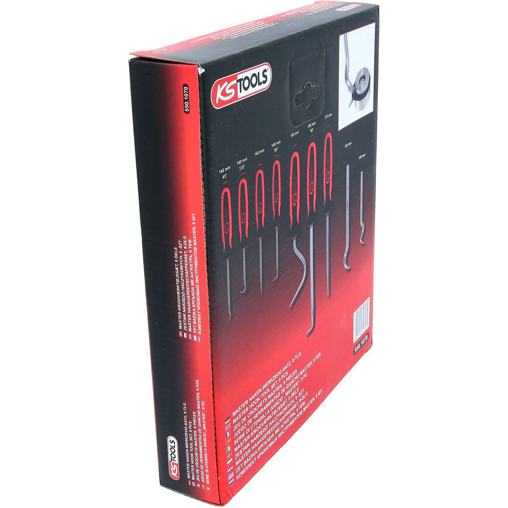 Master Hook Tool Set, 9 Pack KS Tools 55 Manufacturer code 7885501070
