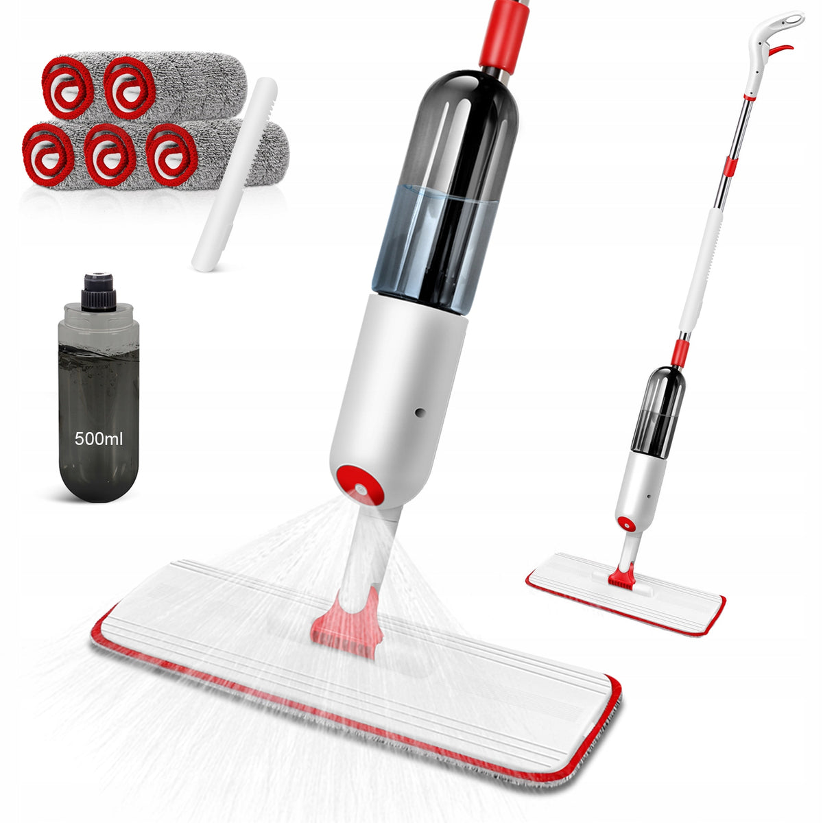 Masthome Mop with spray function, with water tank