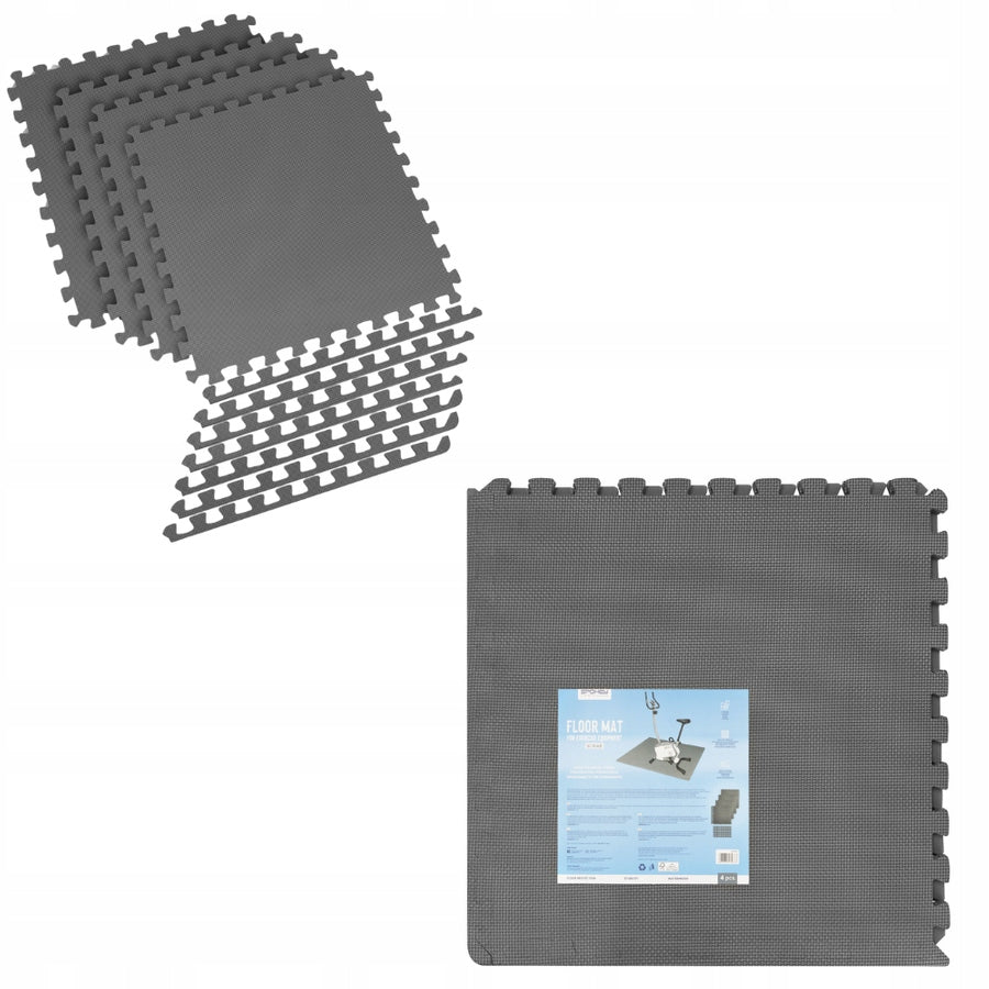 Mat Puzzle Under Equipment For Gym Floor Foam 4 pcs 60x60 cm