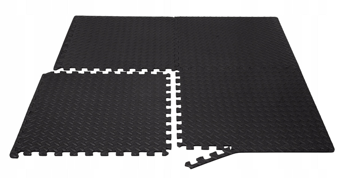 Mat Puzzle Under Gym Exercise Equipment 4pcs Pool Backing 124x124cm