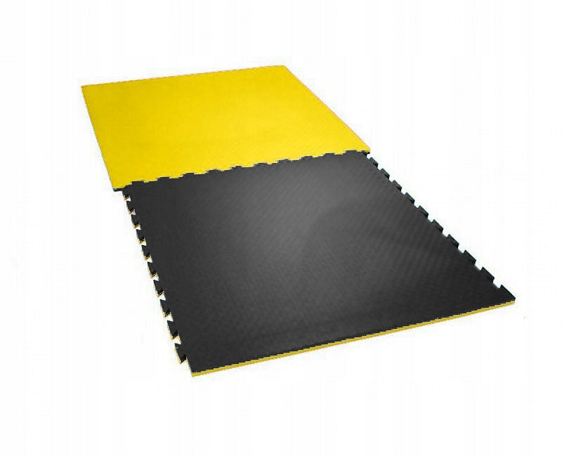 Mat TATAMI-TAEKWONDO double-sided 100x100x2,5 cm red-black