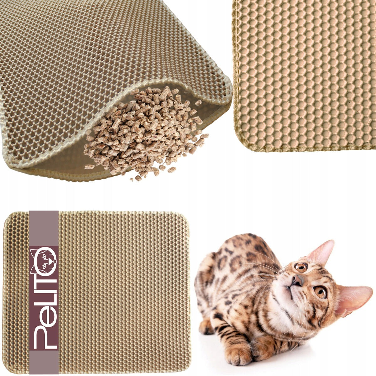 Mat Wiper Double Layer Cat Cuvette Pad for BiL2 75x55